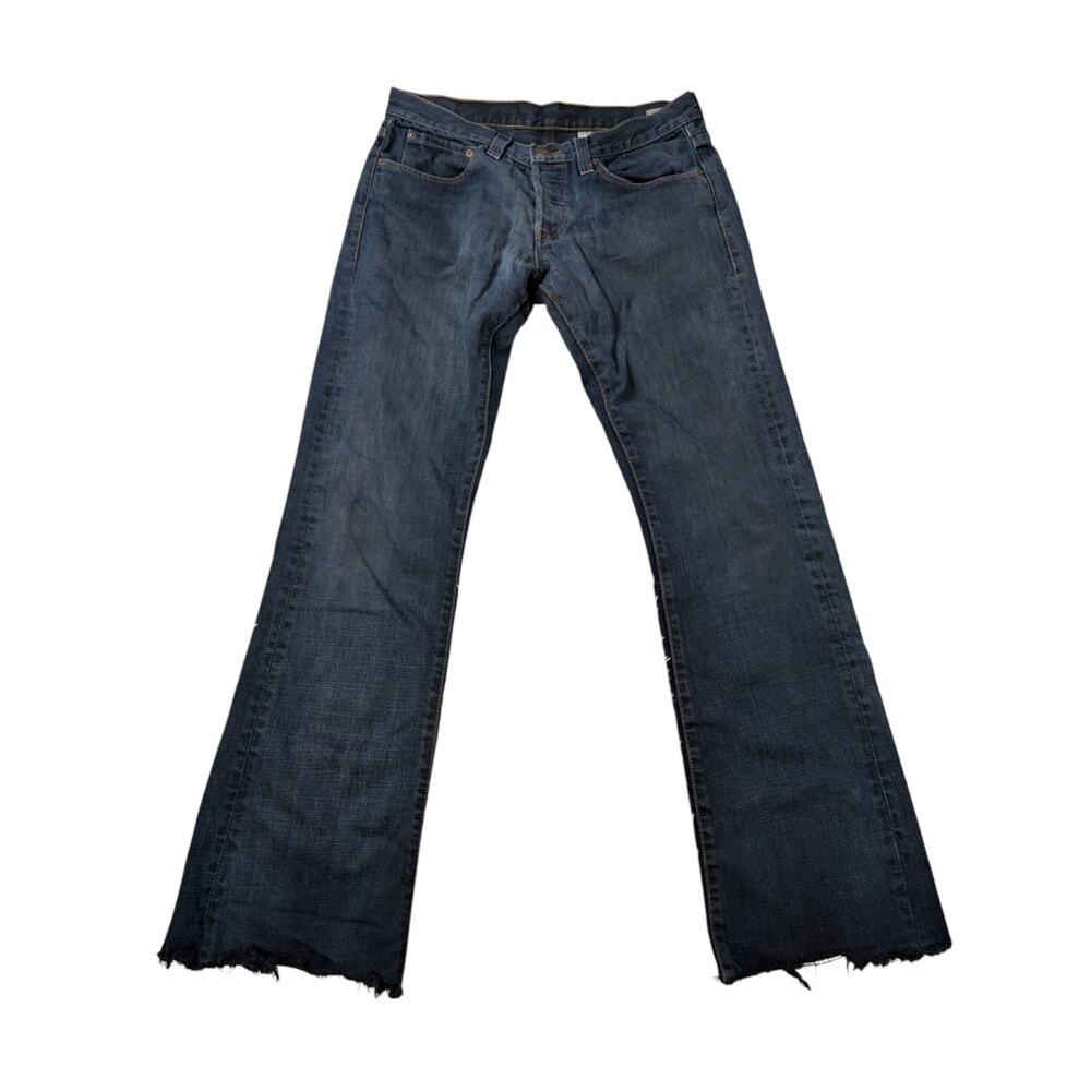 Vintage Levi’s Premium Skinner Bootcut Jeans 33x33 Raw Hem Y2K USA